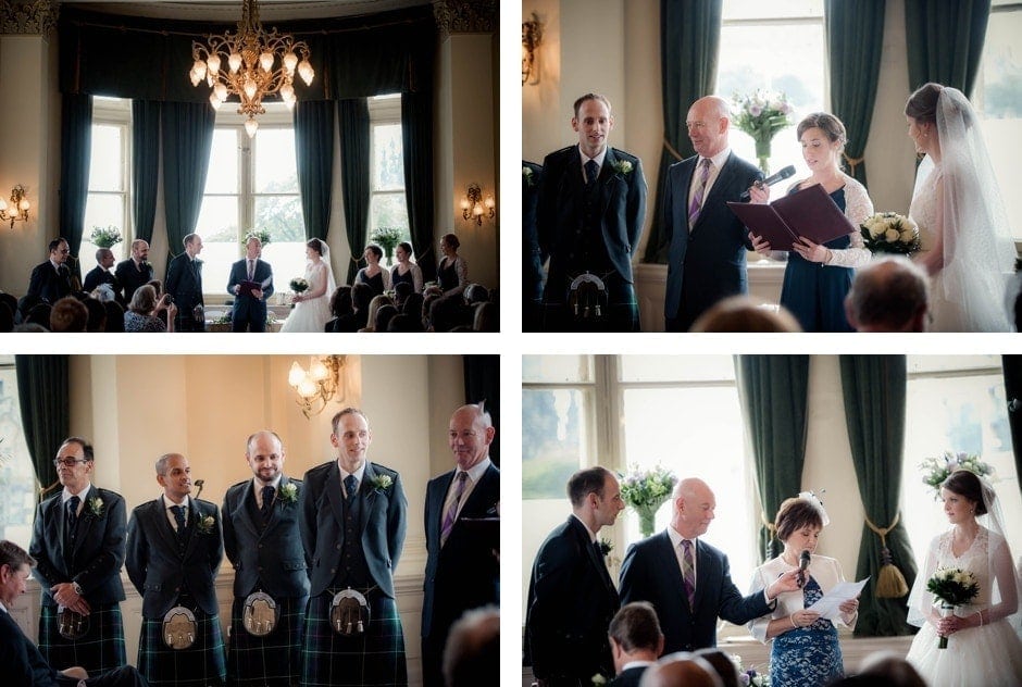 humanist ceremony at the Balmoral hotel, Edinburgh